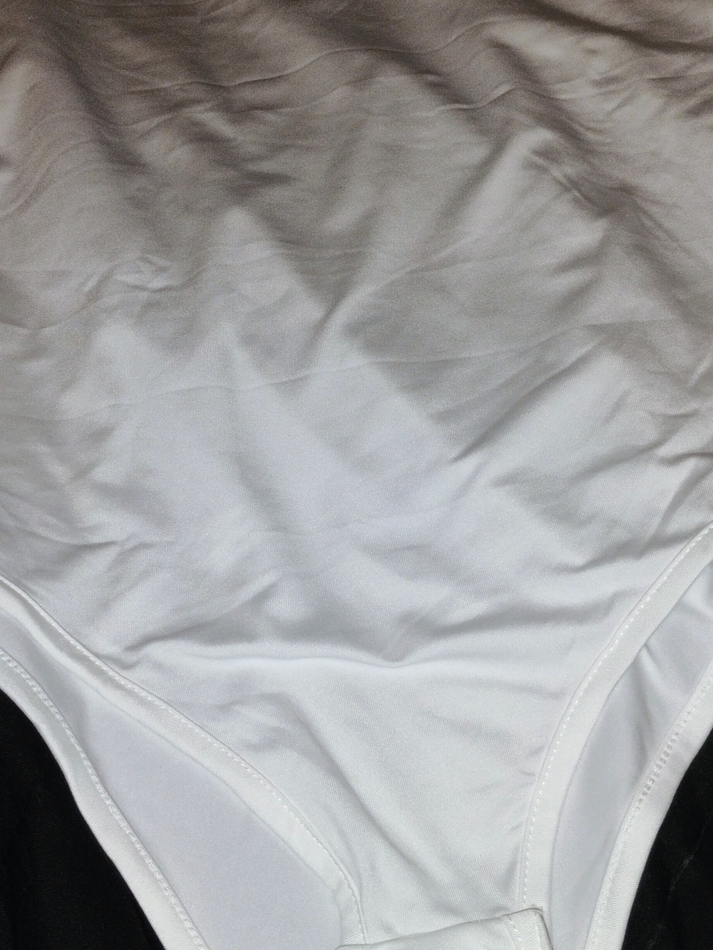 White Women's Scoop Neck Top